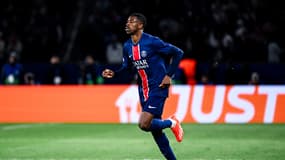 Ousmane Dembélé lors du match PSG-Arsenal (2-1, Ligue des champions), le 7 mai 2025