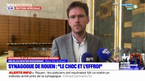 Incendie de la synagogue de Rouen: le maire s'est entretenu avec les représentants des communautés religieuses