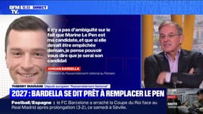 Présidentielle 2027: "Jordan Bardella est le candidat naturel", explique Thierry Mariani (RN) en cas d'inéligibilité confirmée de Marine Le Pen 