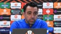 L'entraîneur du FC Barcelone Xavi, à la veille du choc de Ligue Europa contre Naples, le 16 février 2022