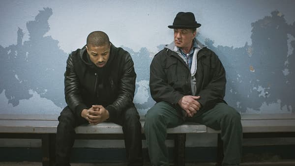 Sylvester Stallone et Michael B. Jordan dans "Creed: l'héritage de Rocky Balboa" en 2016