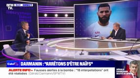 Gérald Darmanin: "Si Karim Benzema peut montrer qu'il pleure la mort d'un professeur français, alors je retirerai mes propos"