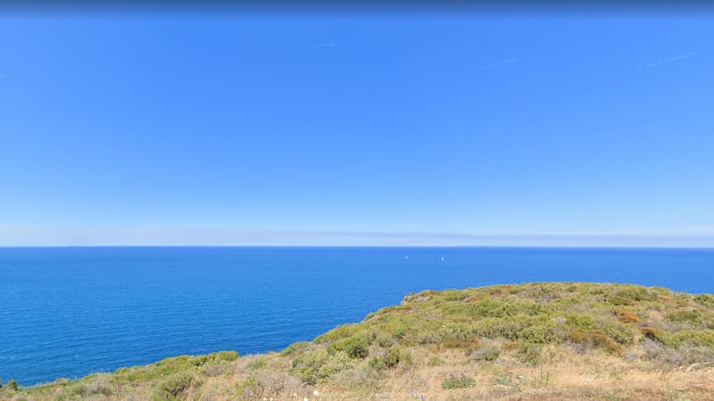La Mer Méditerranée vue depuis la commune de Port-Vendres