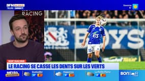 Kop Racing du lundi 4 novembre - Le Racing se casse les dents sur les verts