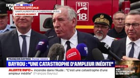 Incendie dans l'Aude: "C'est un évènement lié au réchauffement climatique et lié à la sécheresse", déclare François Bayrou