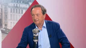 Michel-Édouard Leclerc, président du comité stratégique des centres E.Leclerc, le 26 juin 2025 sur BFMTV-RMC.