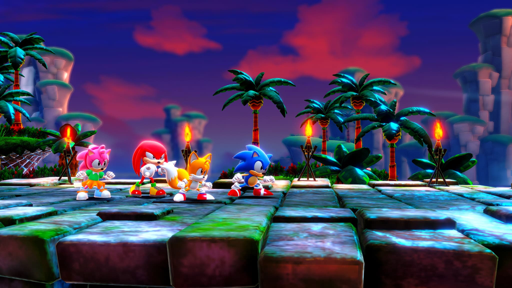 Sonic et ses amis sont jouables en solo ou en coop dans Sonic Superstars Sonic et ses amis sont jouables en solo ou en coop dans Sonic Superstars