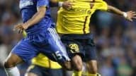 Le Chelsea de Malouda s'est incliné sur le fil face au Barcelone d'Alvès (1-1).