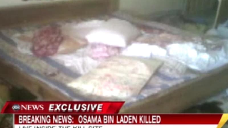 Une chambre dans le manoir de Ben Laden