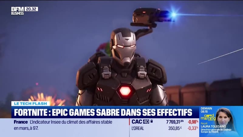 Le Tech Flash : Fortnite, Epic Games sabre dans ses effectifs, par Léa Benaim - 26/03