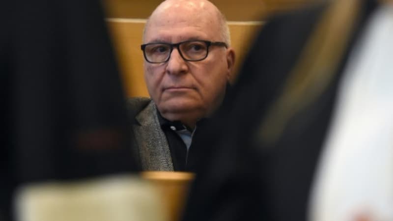 Jacques Cassandri, "cerveau" présumé du casse de la Société générale de Nice au tribunal de Marseille le 12 février.