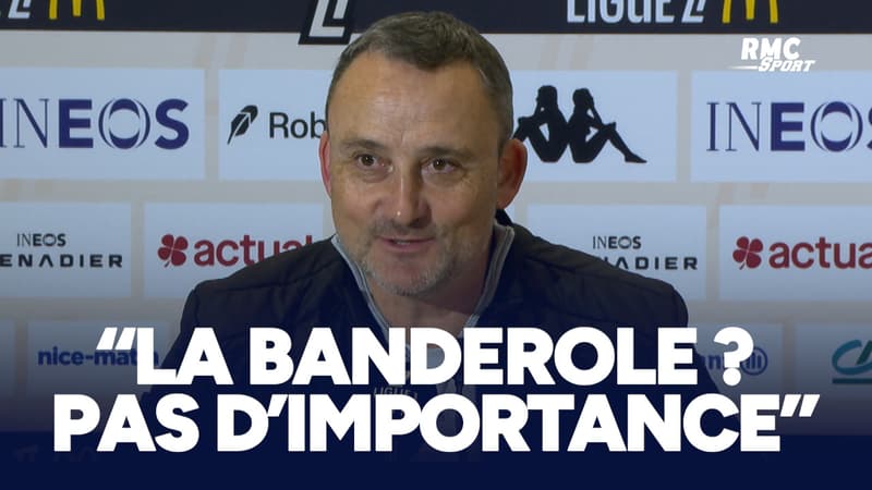 Nice 0-4 Rennes : "Pas d'importance" Haise méprise des banderoles insultantes