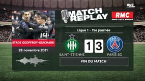 Messi triplement décisif, Neymar blessé : le match replay de la victoire du PSG à Saint-Étienne (1-3) 