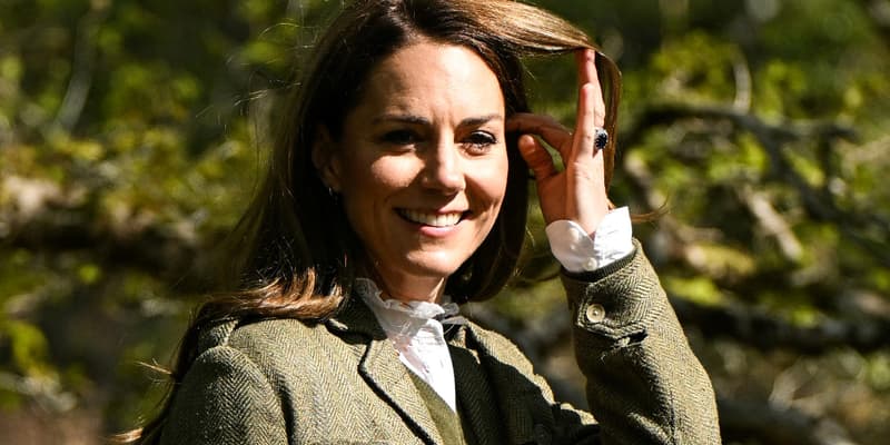La princesse de Galles Kate le 30 avril 2025 en Ecosse.
