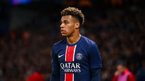 Désiré Doué contre Aston Villa le 9 avril 2025