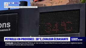 Peyrolle-en-Provence: une chaleur écrasante ce mercredi, jusqu'à 38°C