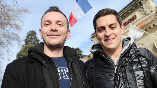 Vincent et Bruno devraient être les premiers à bénéficier de la loi sur le mariage homo.