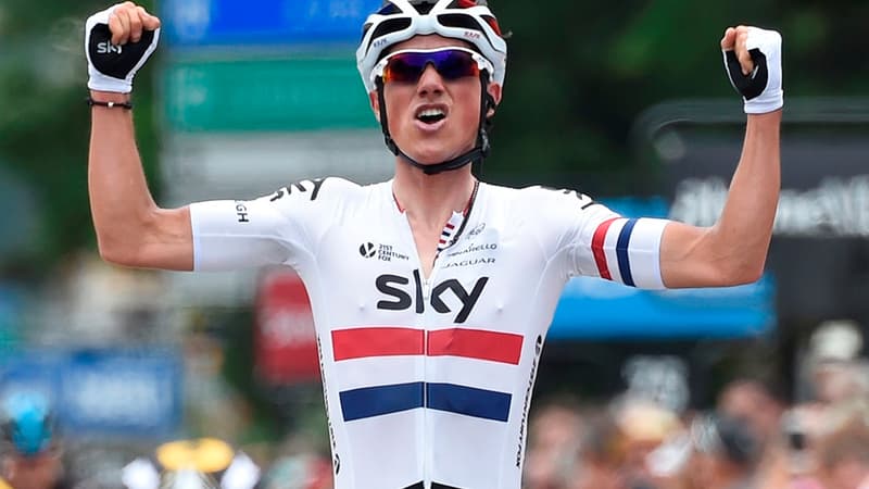 Peter Kennaugh, vainqueur de la 1ere étape du Dauphiné