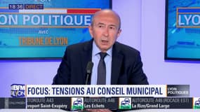 Gérard Collomb, invité de BFM Lyon.