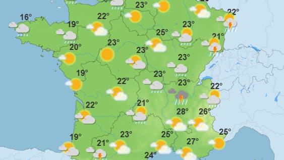 La météo du mardi 3 juin 2025 La météo du mardi 3 juin 2025