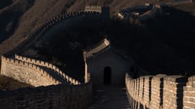 Une photo de La Grande Muraille de Chine en 2017, lors d'une visite de Melania Trump.
