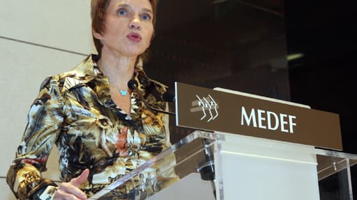 Laurence Parisot, présidente du Medef