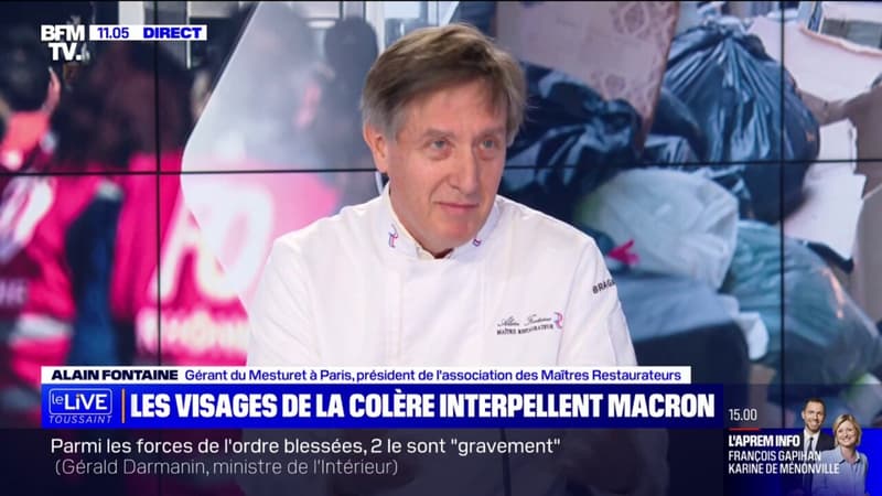 Retraites: Alain Fontaine (Maîtres Restaurateurs) invite Emmanuel Macron à prendre de la hauteur