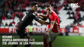 Résumé : Benfica 1-1 Moreirense - Liga portugaise