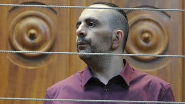 Une peine de réclusion criminelle à perpétuité assortie de 22 ans de sûreté a été requise contre Kamel Bousselat, ici lors de l'ouverture de son procès le 13 juin 2016.