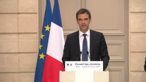 Conférence de presse d'Olivier Véran à l'issue du Conseil des ministres dédié au coronavirus, le 29 février 2020