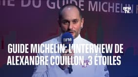 Guide Michelin: l'interview d'Alexandre Couillon, seul chef à décrocher la troisième étoile en 2023 