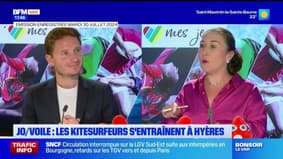 J'aime mes jeux du mercredi 31 juillet - JO/Voile : les kitesurfeurs s'entraînent à Hyères 