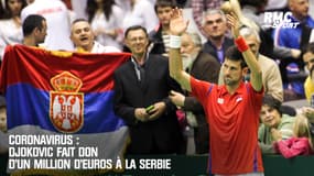 Coronavirus : Djokovic fait don d'un million d'euros à la Serbie