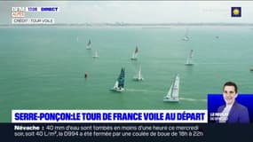 Serre-Ponçon: le lac accueille le Tour de France à la voile
