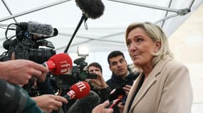 Marine Le Pen à Matignon le 25 novembre 2024 