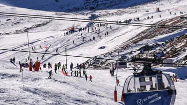 La station de ski de Val Thorens, en Savoie, en novembre 2021.