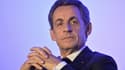 Nicolas Sarkozy lundi 9 novembre lors d'un meeting près d'Angers.