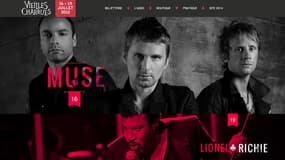 Muse et Lionel Richie sont à l'affiche des Vieilles Charrues en juillet 2015.