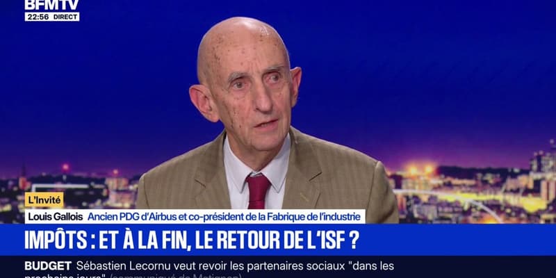 Économie: "Il ne faut pas toucher aux entreprises", confie Louis Gallois, ancien PDG d'Airbus