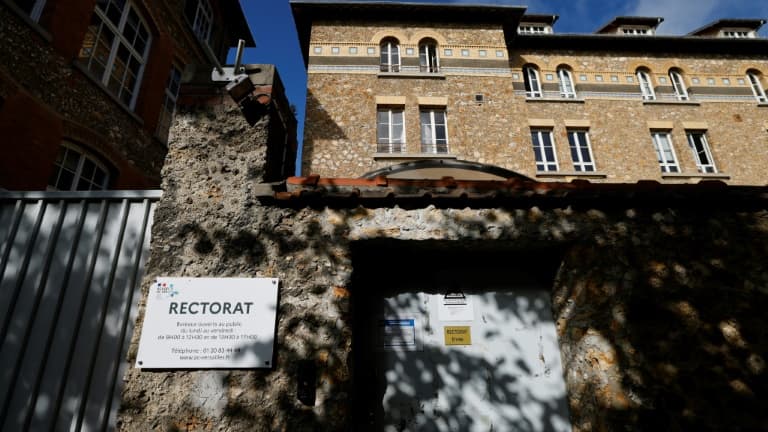 Bâtiment abritant le rectorat de Versailles (Yvelines), qui gère la plus grosse académie de France