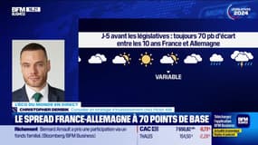L'éco du monde : J-5 avant les législatives, toujours 70 points de base d'écart entre les 10 ans France et Allemagne - 25/06