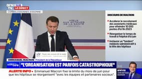 Emmanuel Macron: "On doit sortir de la tarification à l'activité dès le prochain projet de loi de financement de la Sécurité sociale"