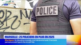 Marseille : 25 policiers en plus en 2025