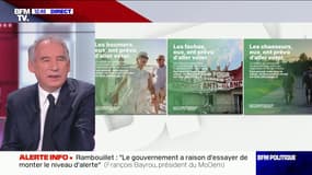 Visuel d'EELV sur les "boomers": Pour François Bayrou, c'est "une dérive de plus"