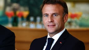 Le président Emmanuel Macron le 8 juin 2024 
