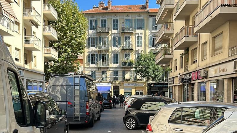 Un homme retranché à son domicile boulevard de Riquier à Nice en septembre 2023.