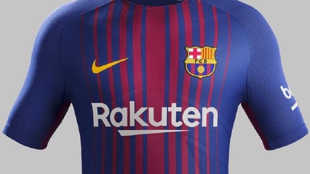 Le maillot domicile 2017-2018 du Barça