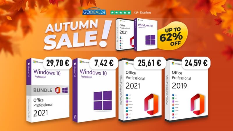 Bon plan Godeal24 : Les licences Microsoft Windows 11 et Windows 10 dès 7€
