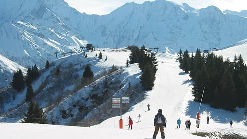 Le domaine skiable de megève, station la plus chère de France à l'achat