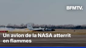  Au Texas, un avion de la NASA atterrit en flammes suite à un problème mécanique" 